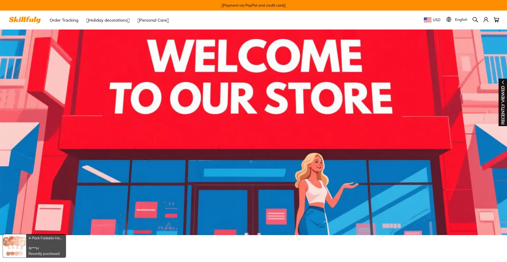 Website screenshot of Skillfulg.com
