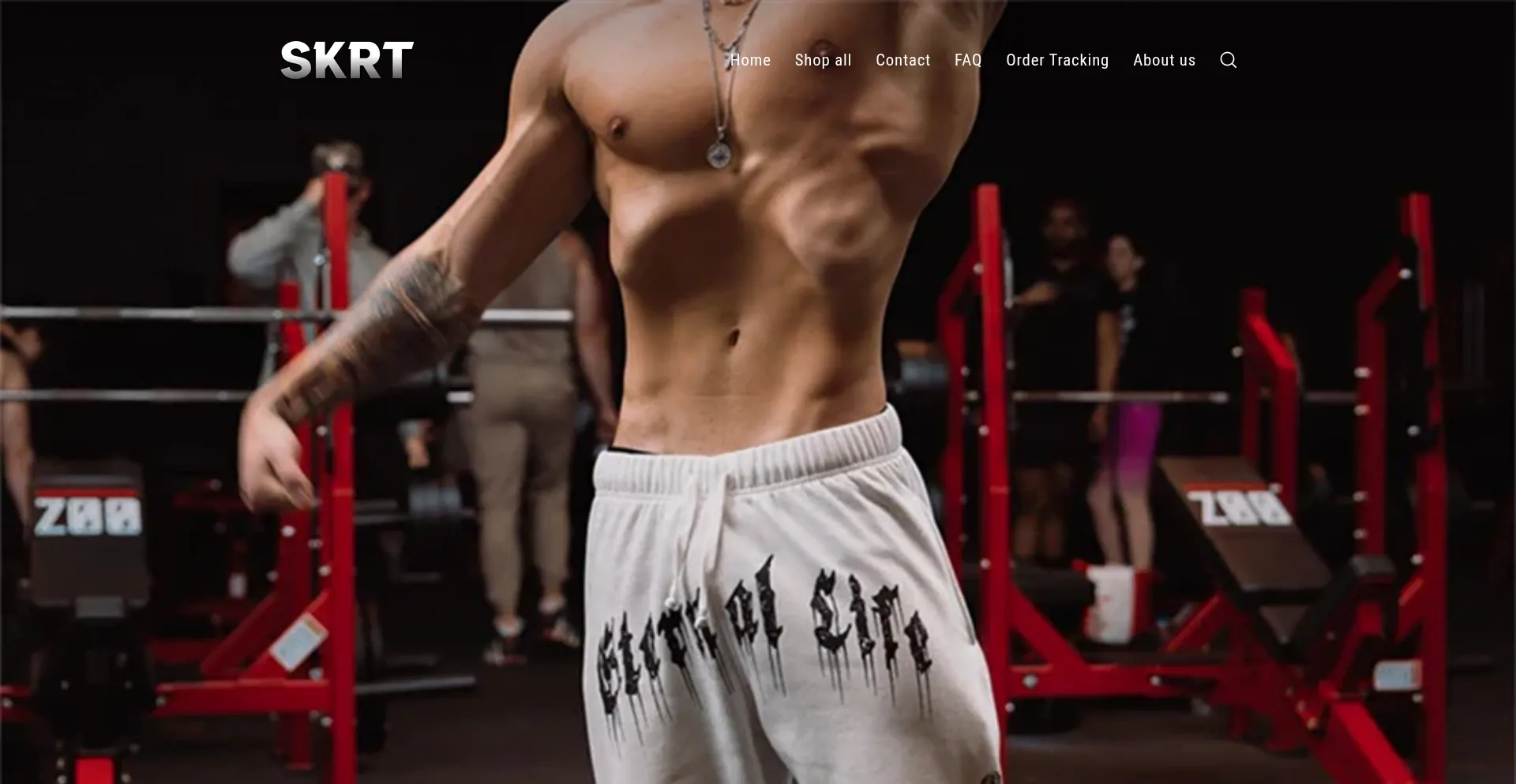 Website screenshot of Skrtt.shop