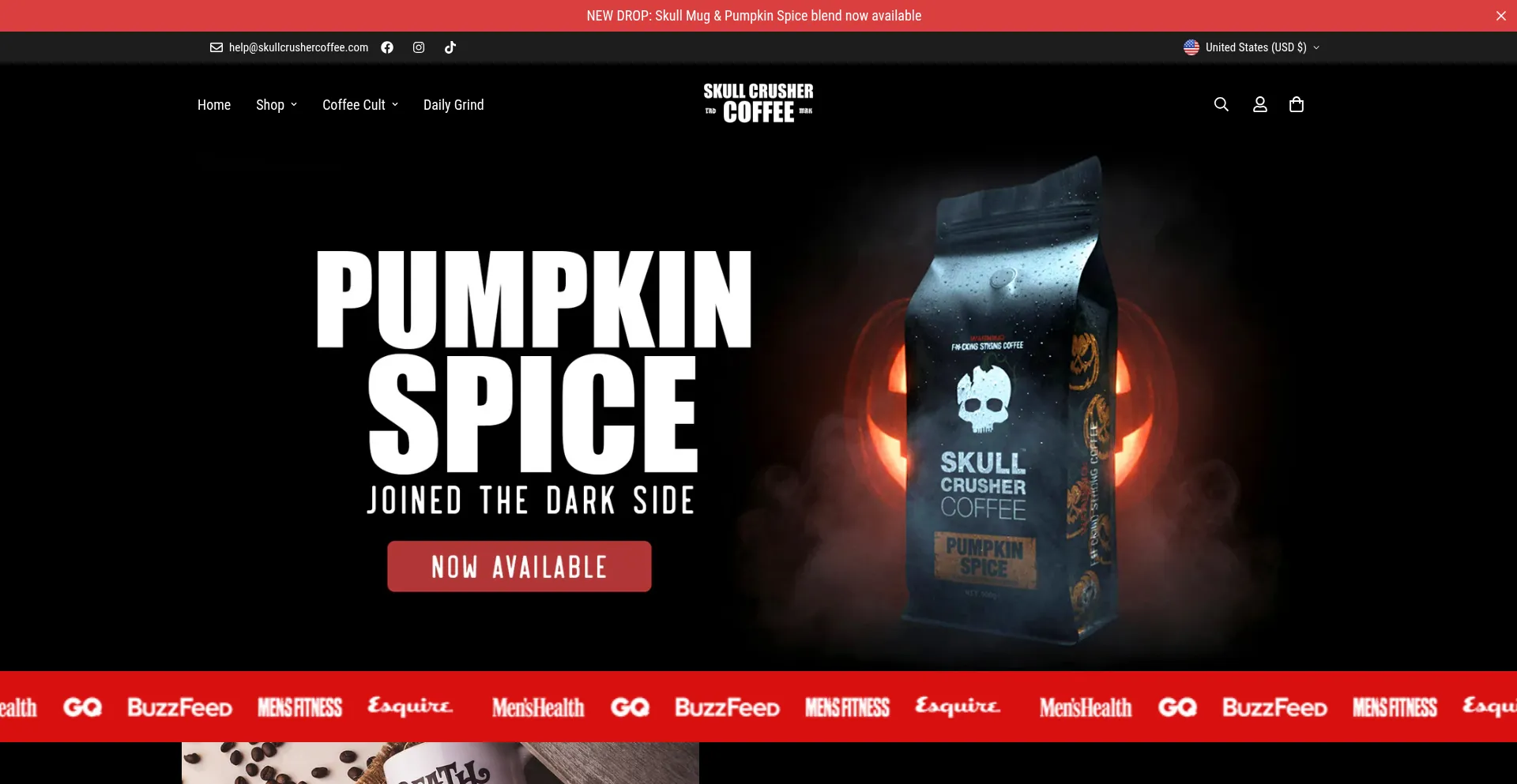 Skullcrushercoffee.com