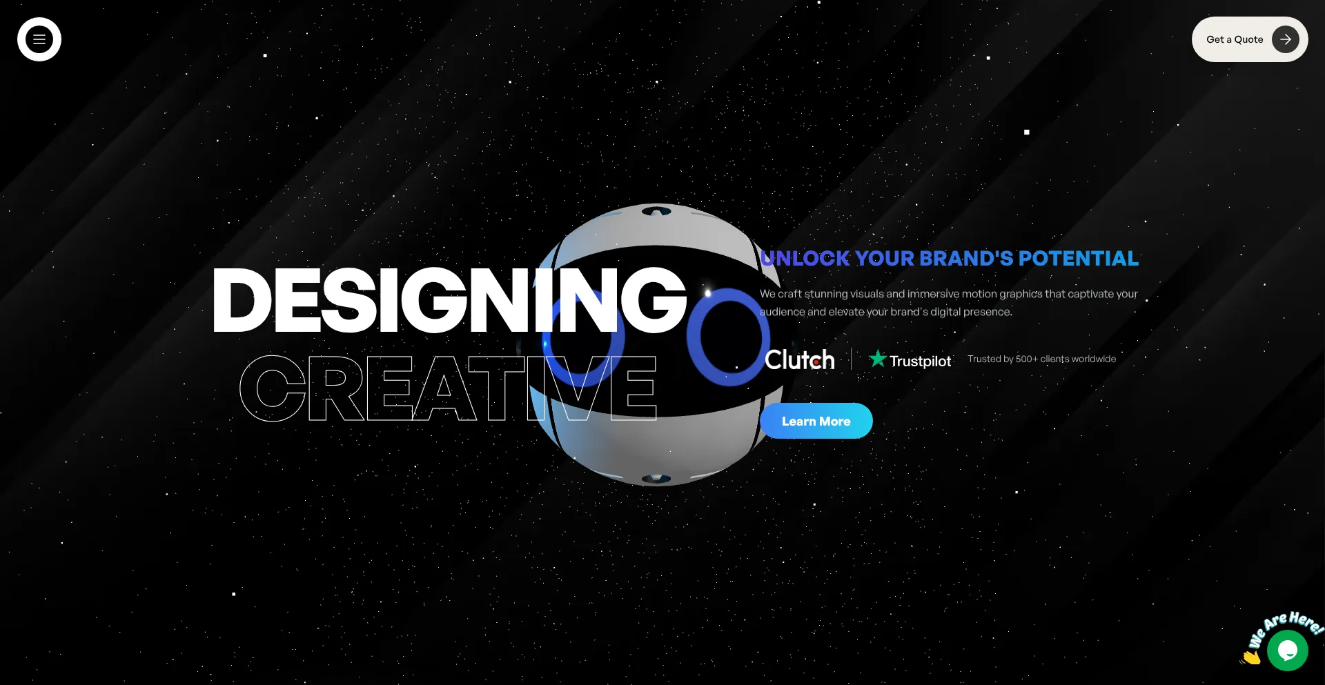 Website screenshot of Skyhighdesigns.com