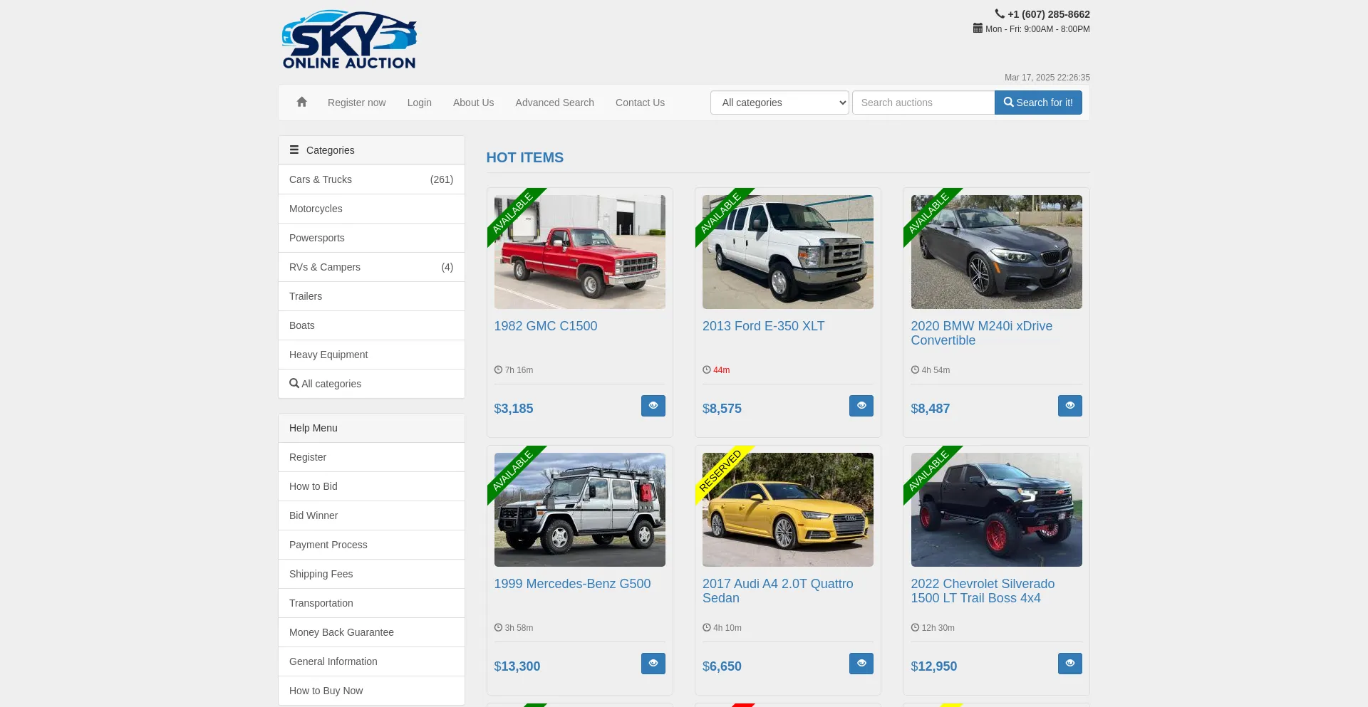 Skyonlineauction.com