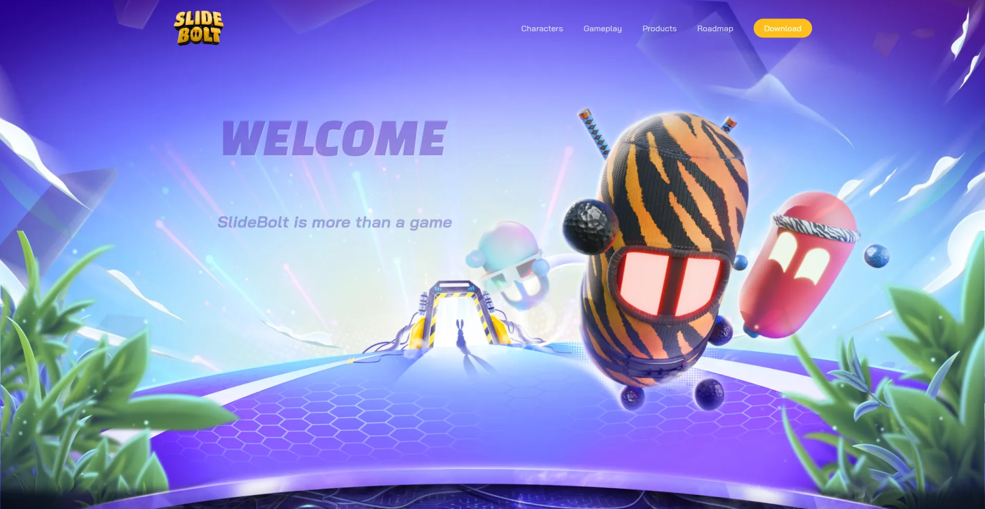 Website screenshot of Slidebolt.io