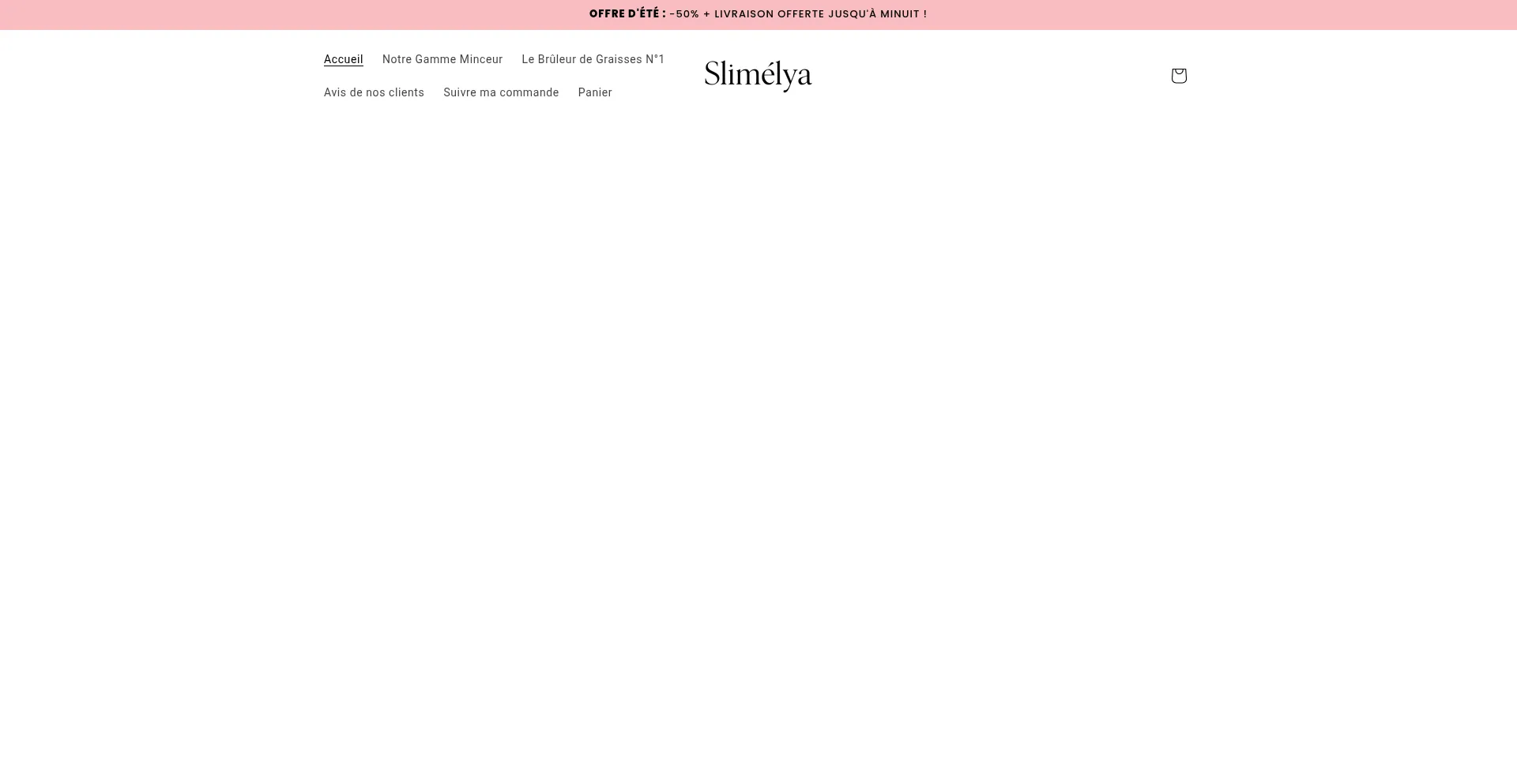 Website screenshot of Slimelya.com