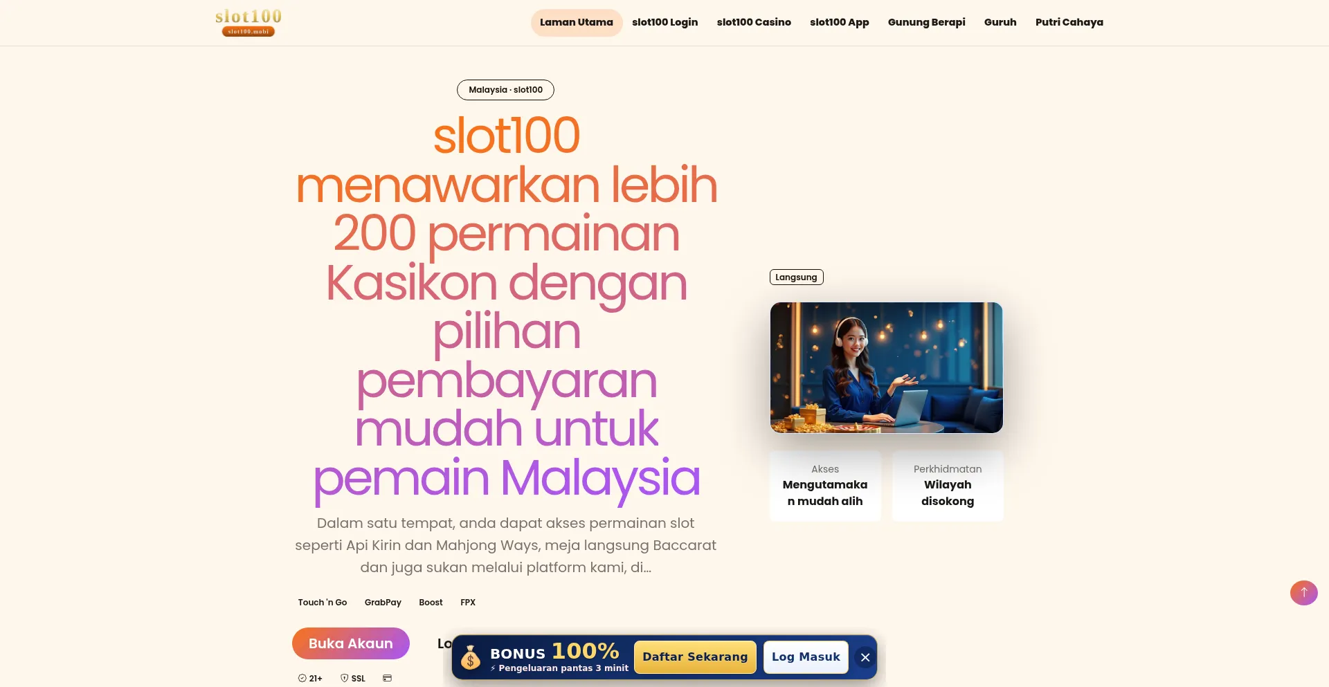 Slot100.mobi