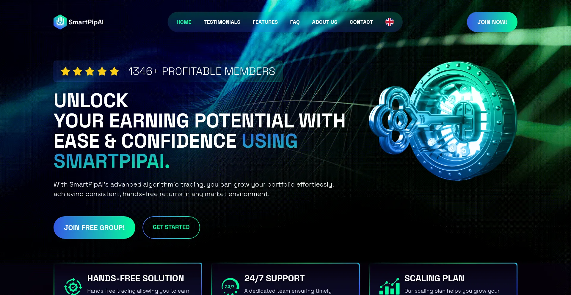 Website screenshot of Smartpipai.com