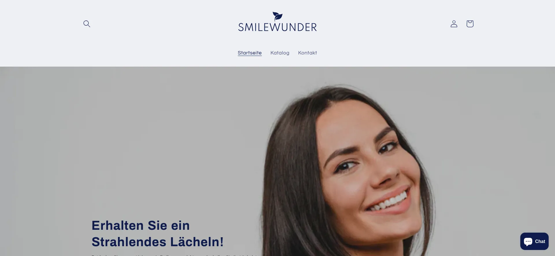 Website screenshot of Smilewunder.de