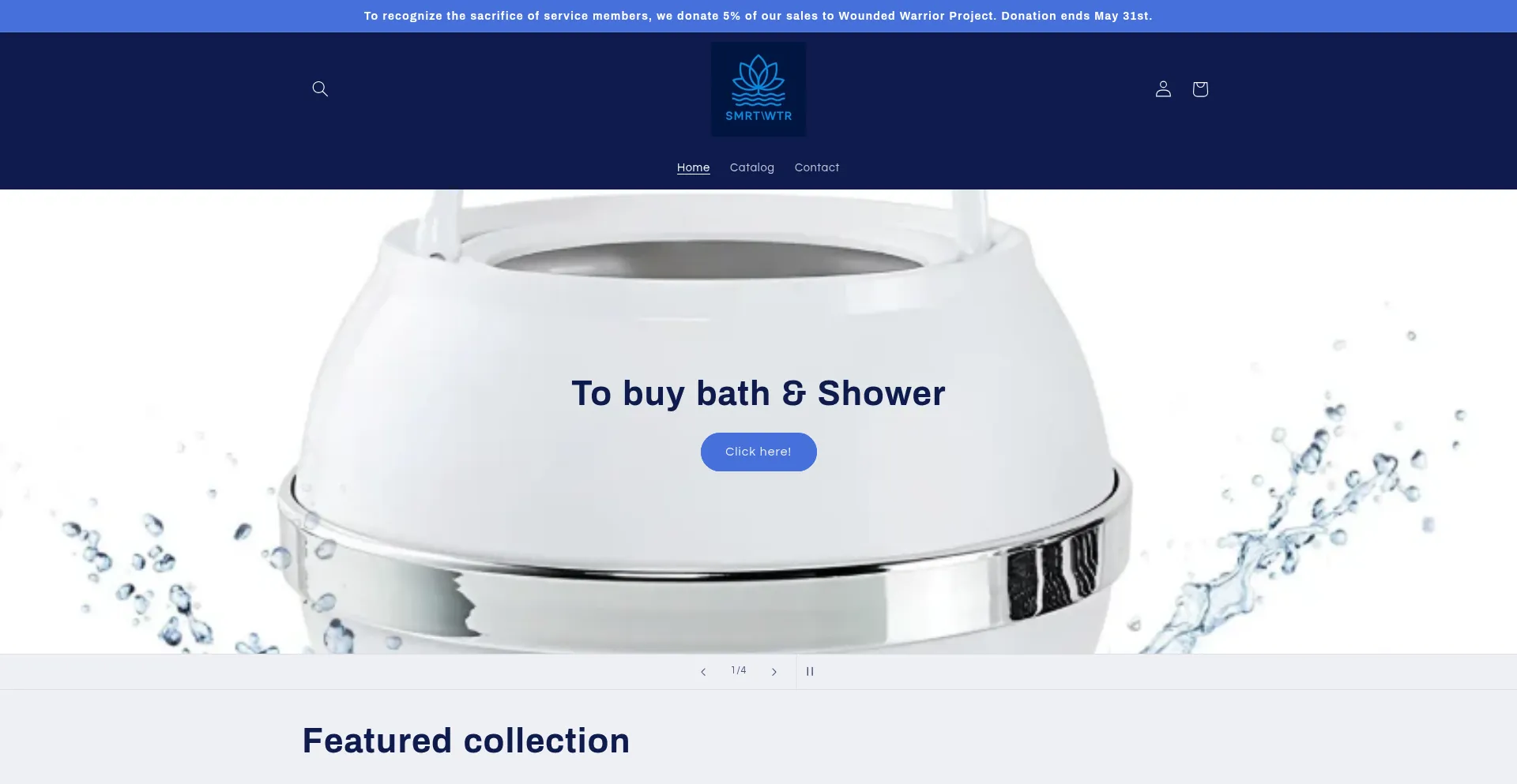 Website screenshot of Smrtwtr.com