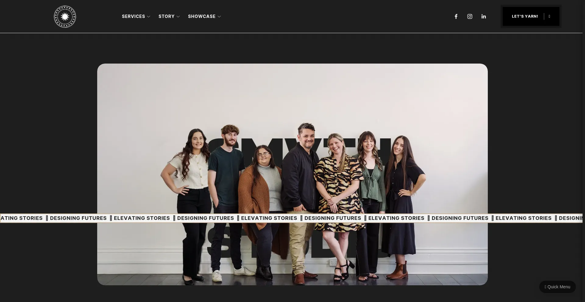 Website screenshot of Smyth.studio