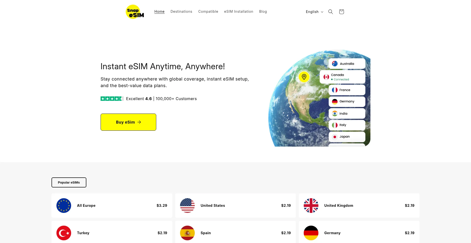 Snapesim.com