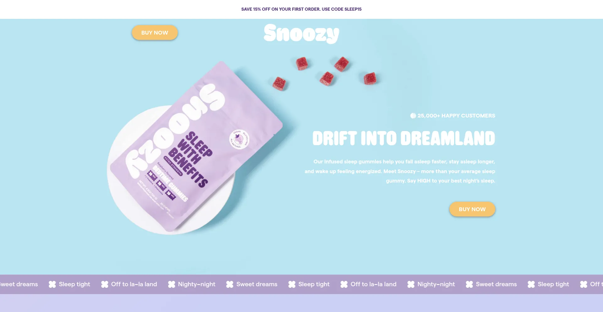 Snoozygummies.com