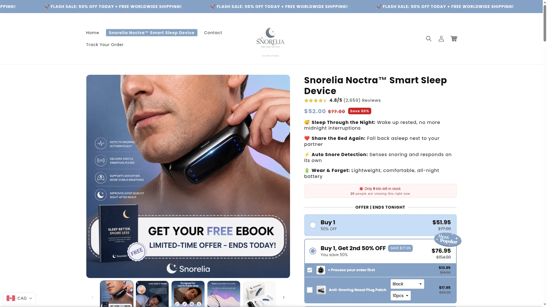 Snorelia.com