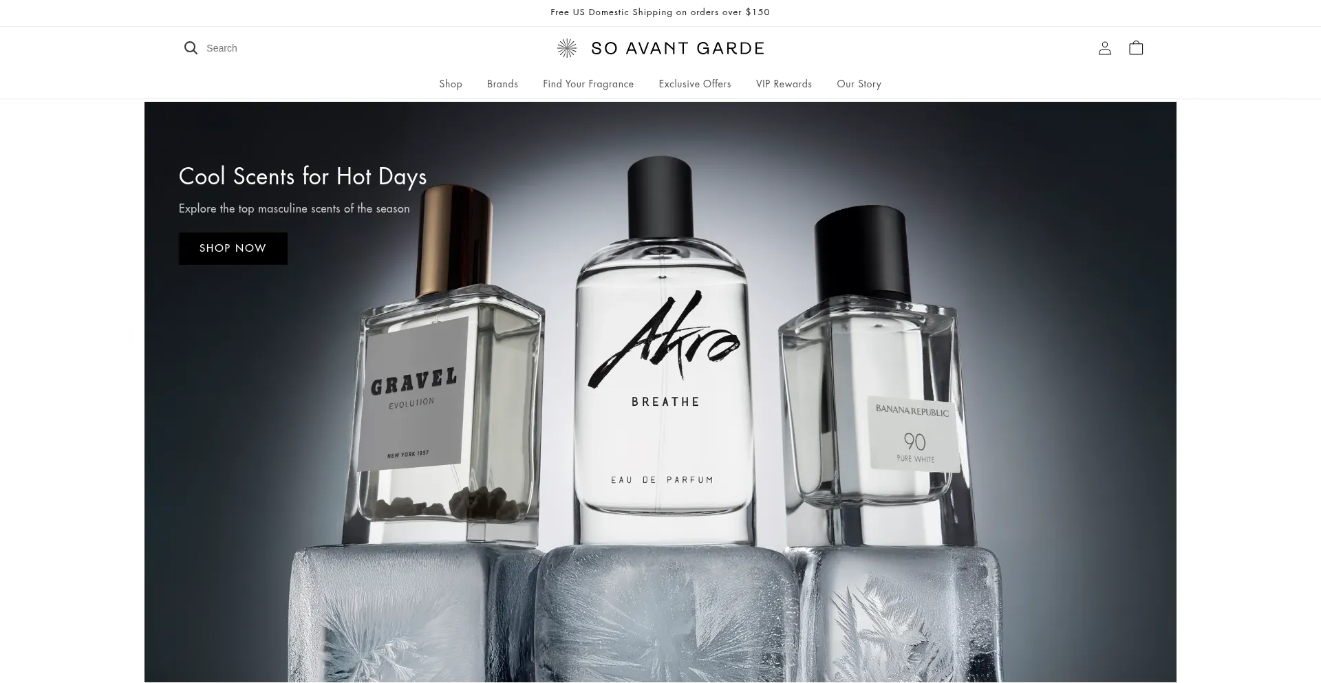 Website screenshot of So-avant-garde.com