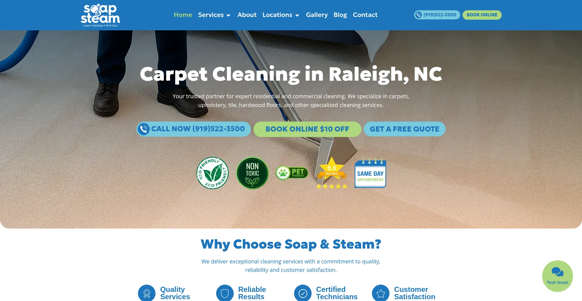 Soapandsteamcleaning.com