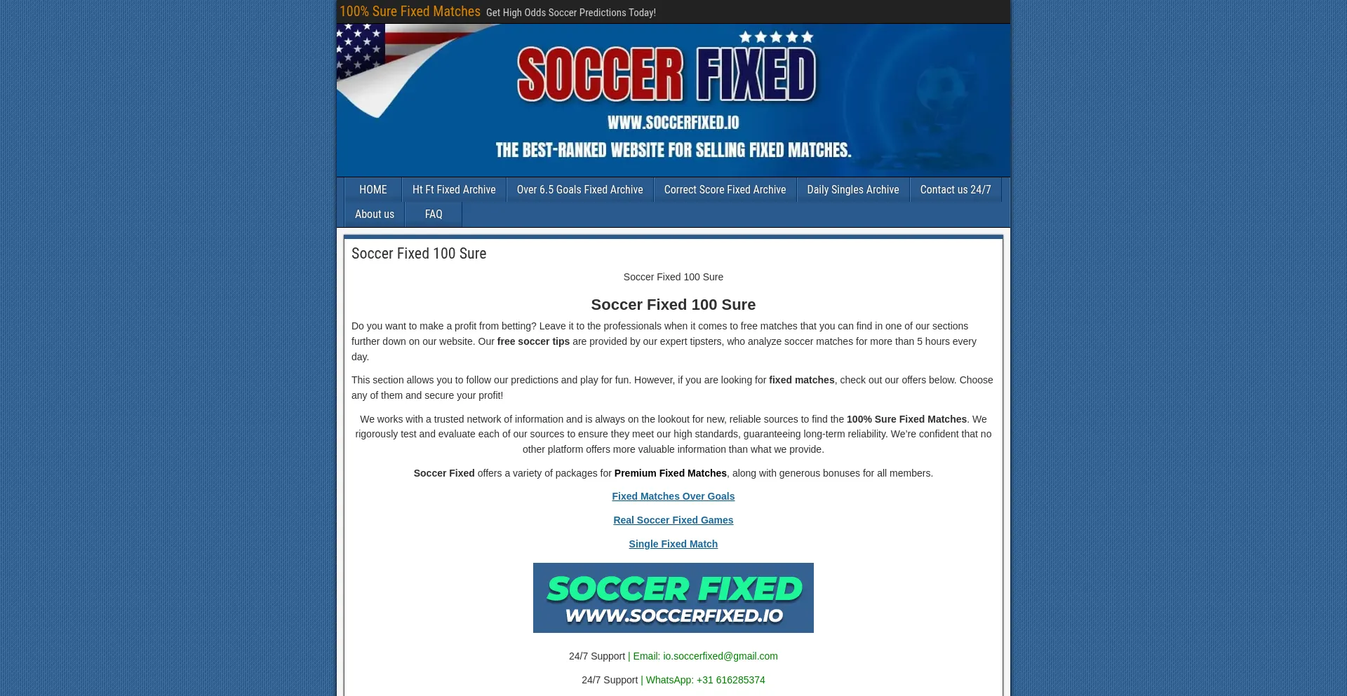 Soccerfixed.io