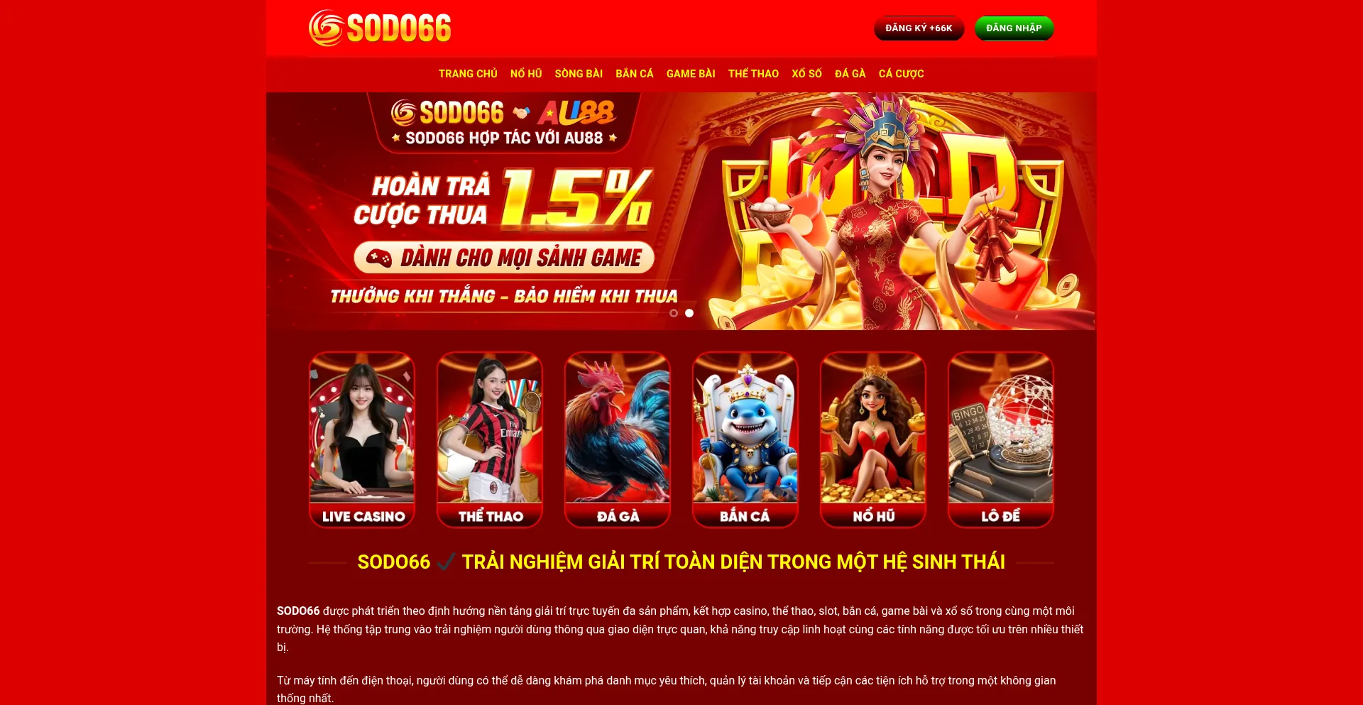 Sodo66online.net
