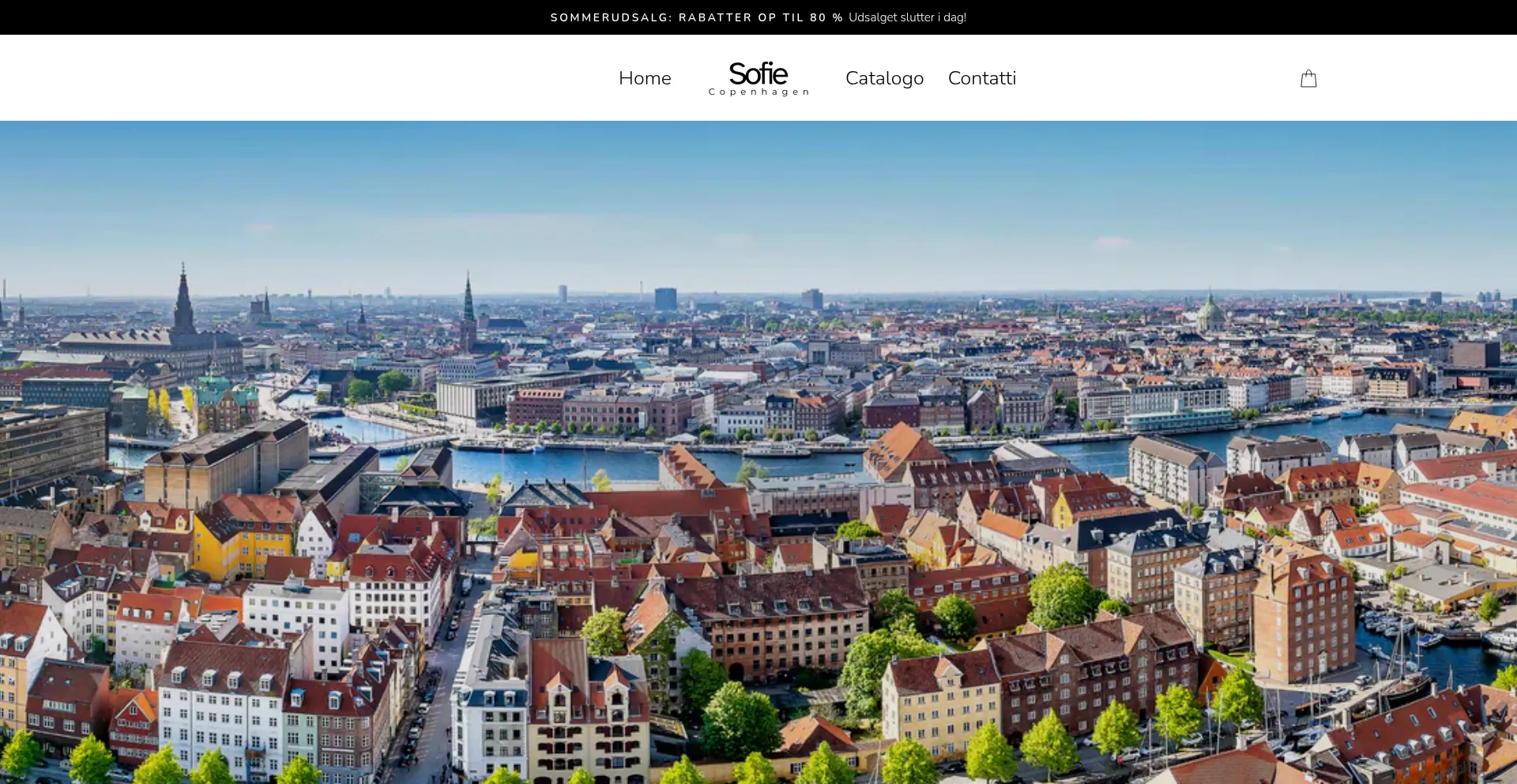 Website screenshot of Sofiecopenhagen.com