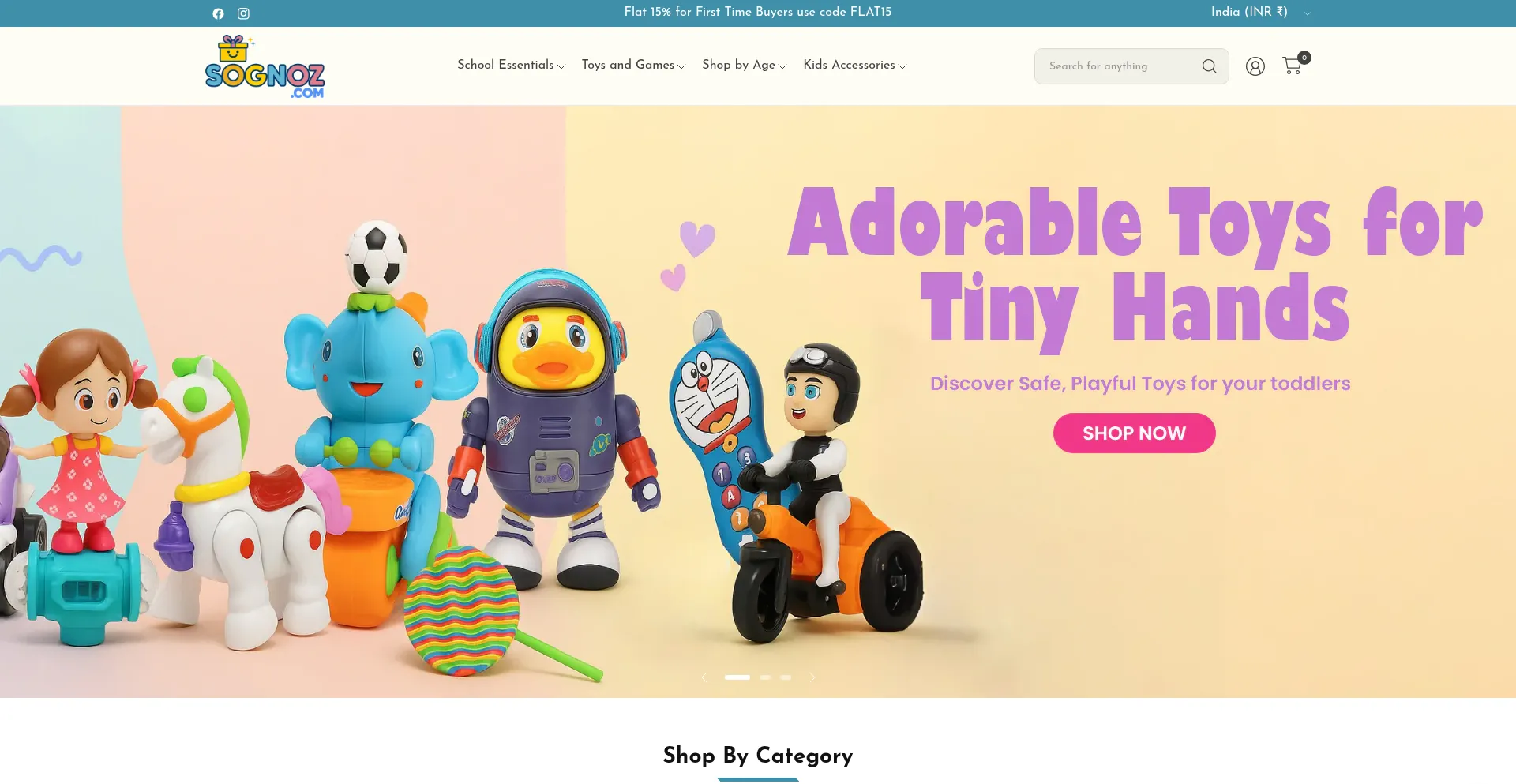 Website screenshot of Sognoz.com