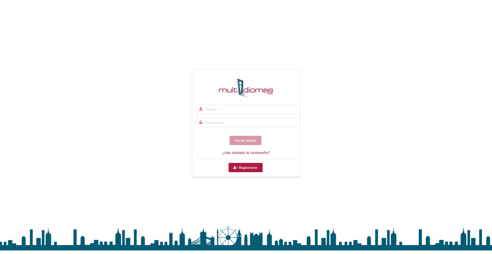 Website screenshot of Solicitudes.multidiomasltda.com
