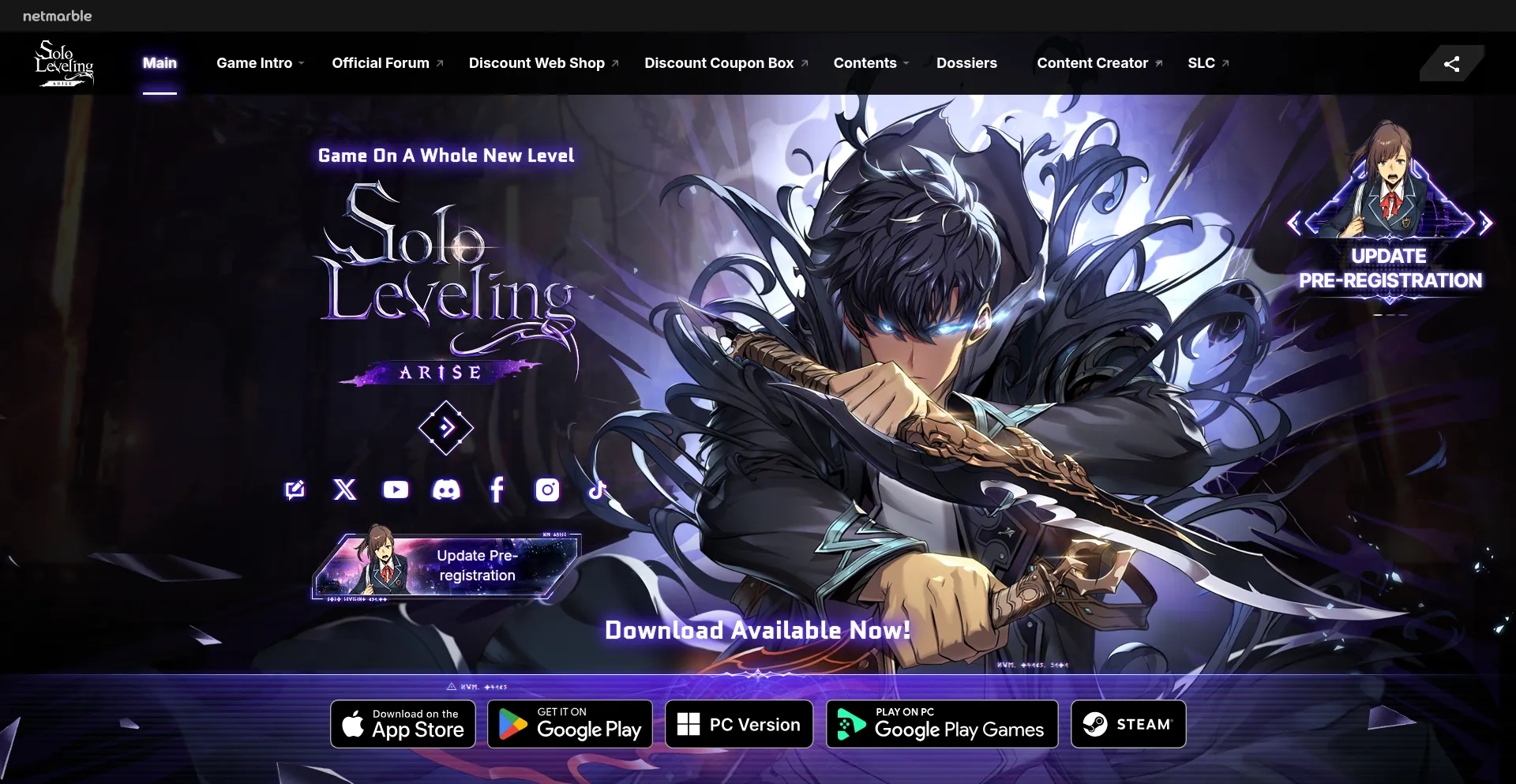 Sololeveling.netmarble.com