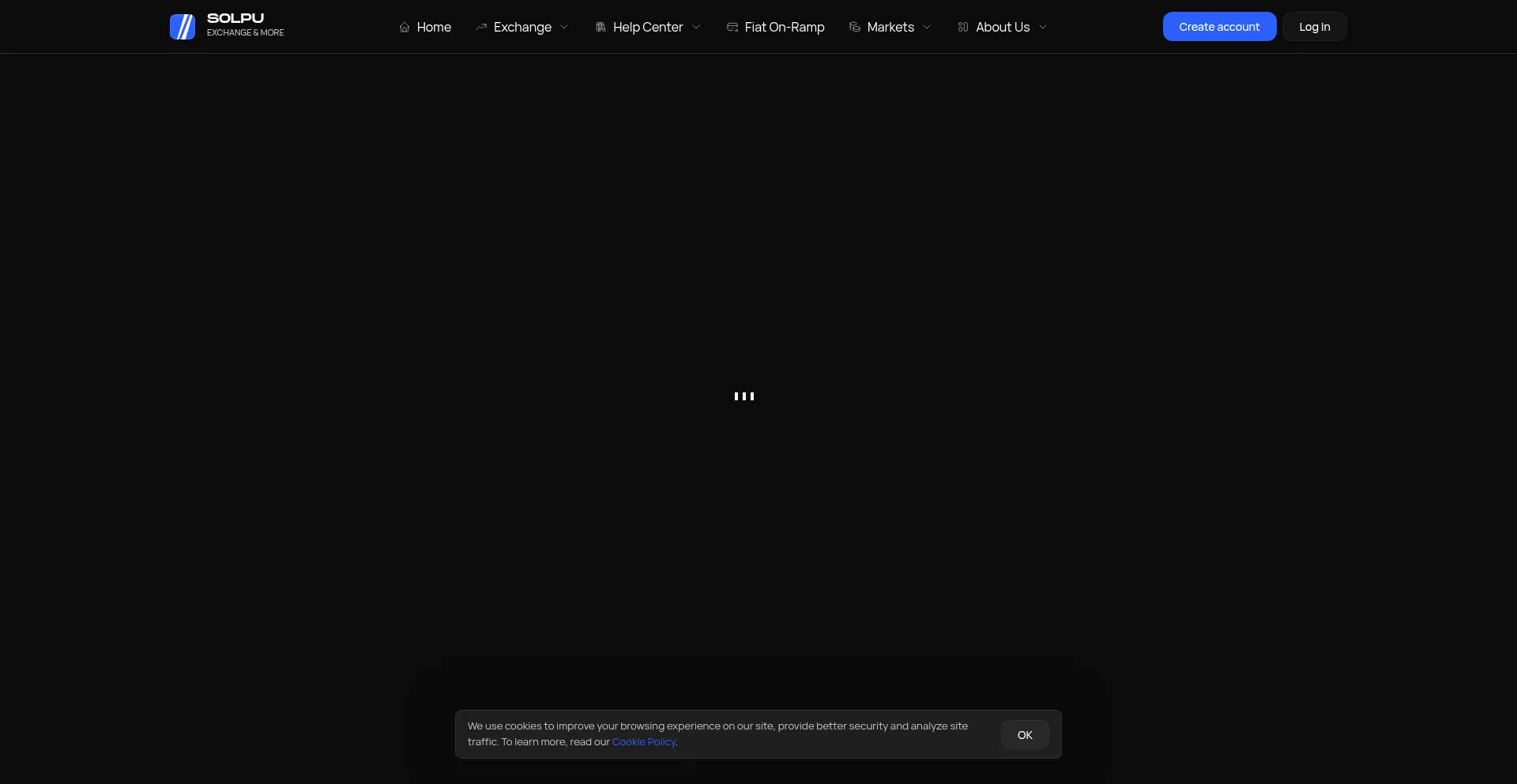 Website screenshot of Solpu.com