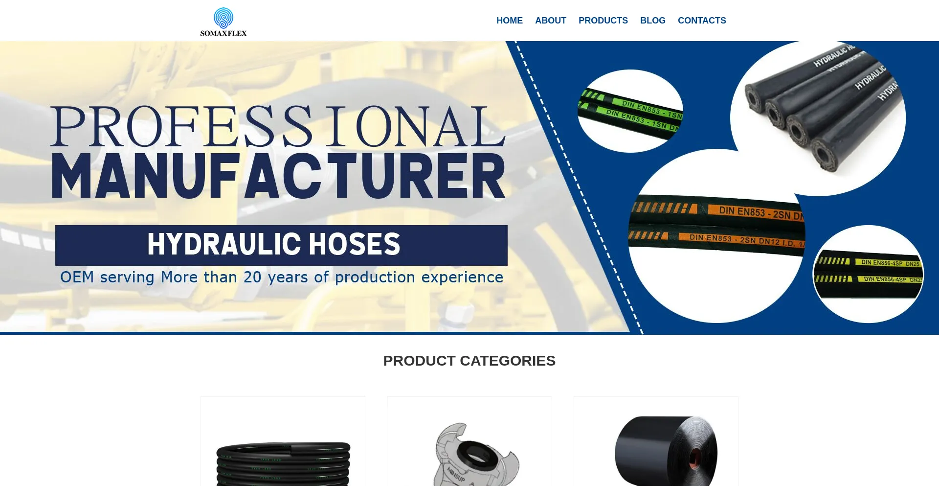 Website screenshot of Somaxflex.com