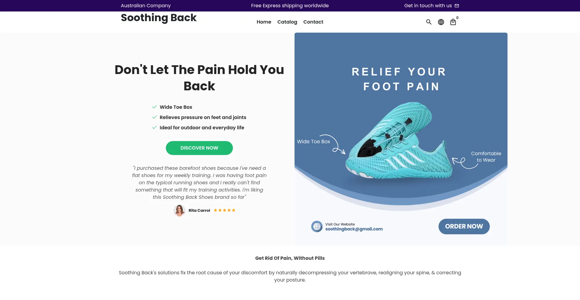 Soothingback.com.au