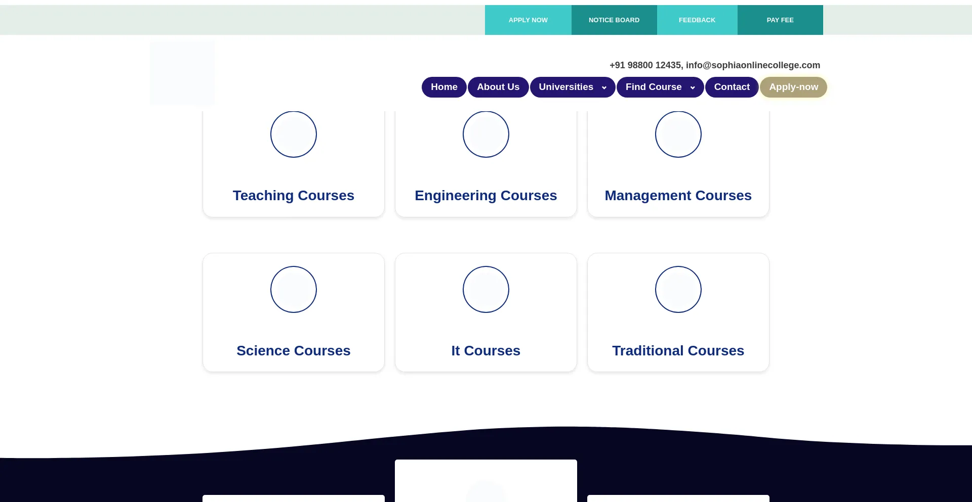 Sophiaonlinecollege.com