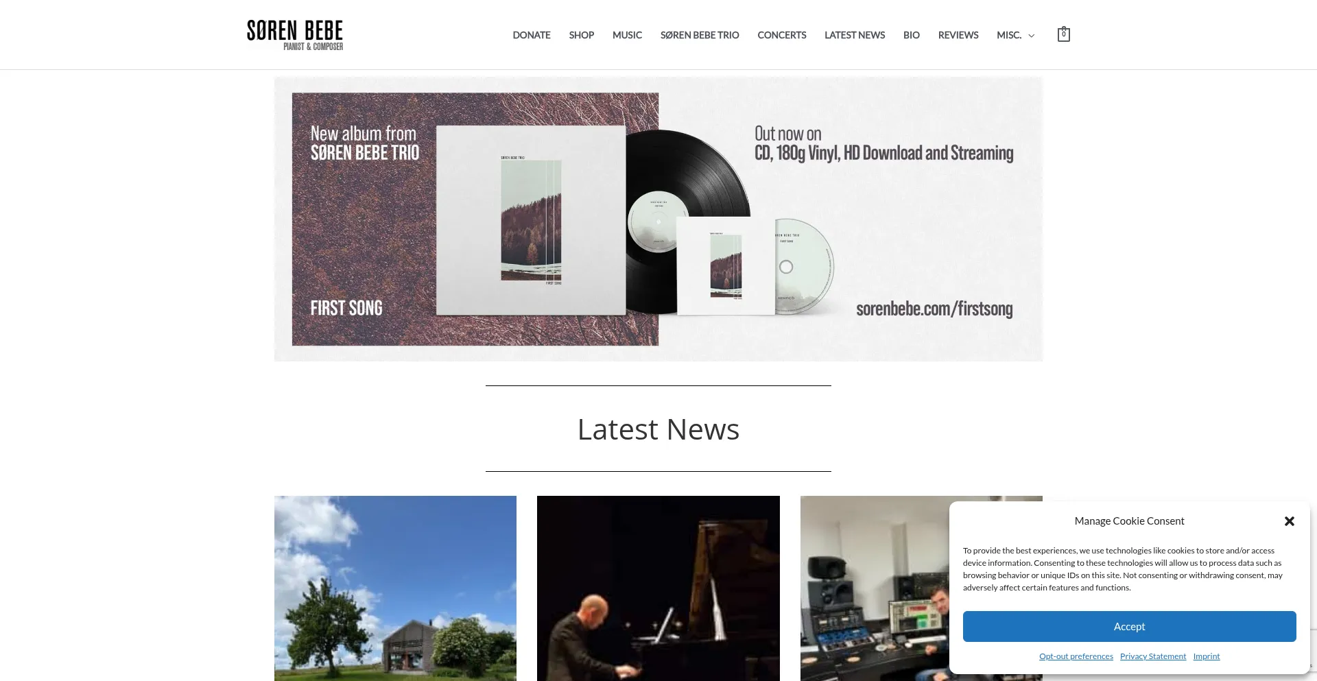 Website screenshot of Sorenbebe.com