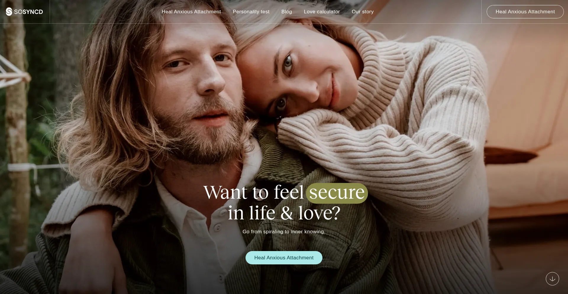 Website screenshot of Sosyncd.com