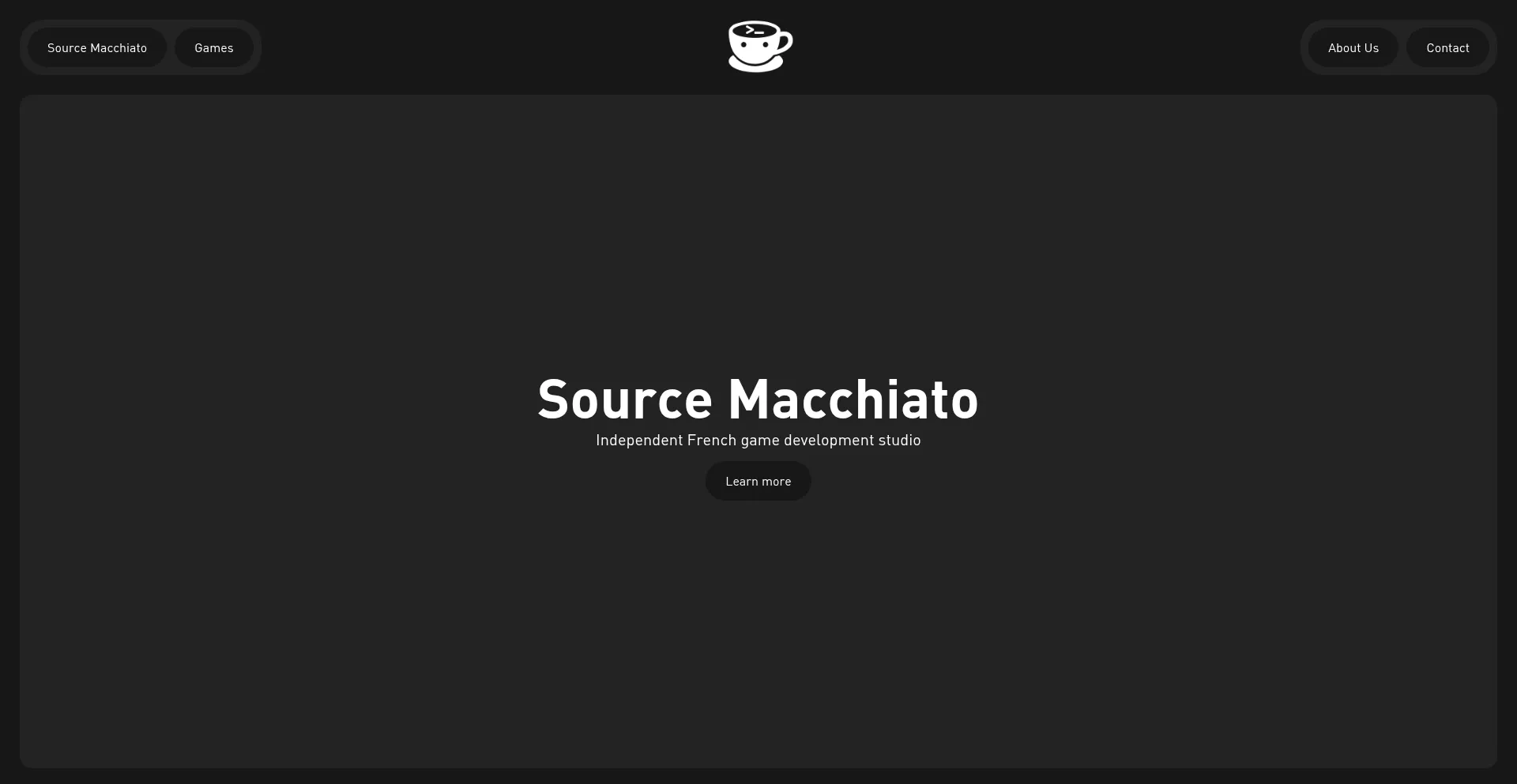 Website screenshot of Sourcemacchiato.com
