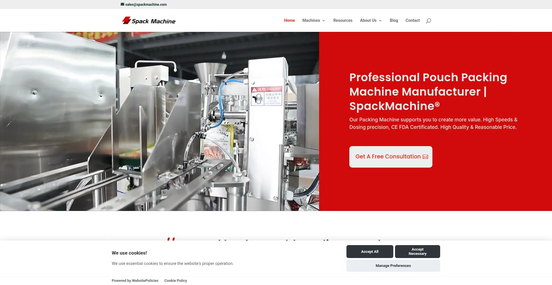 Spackmachine.com