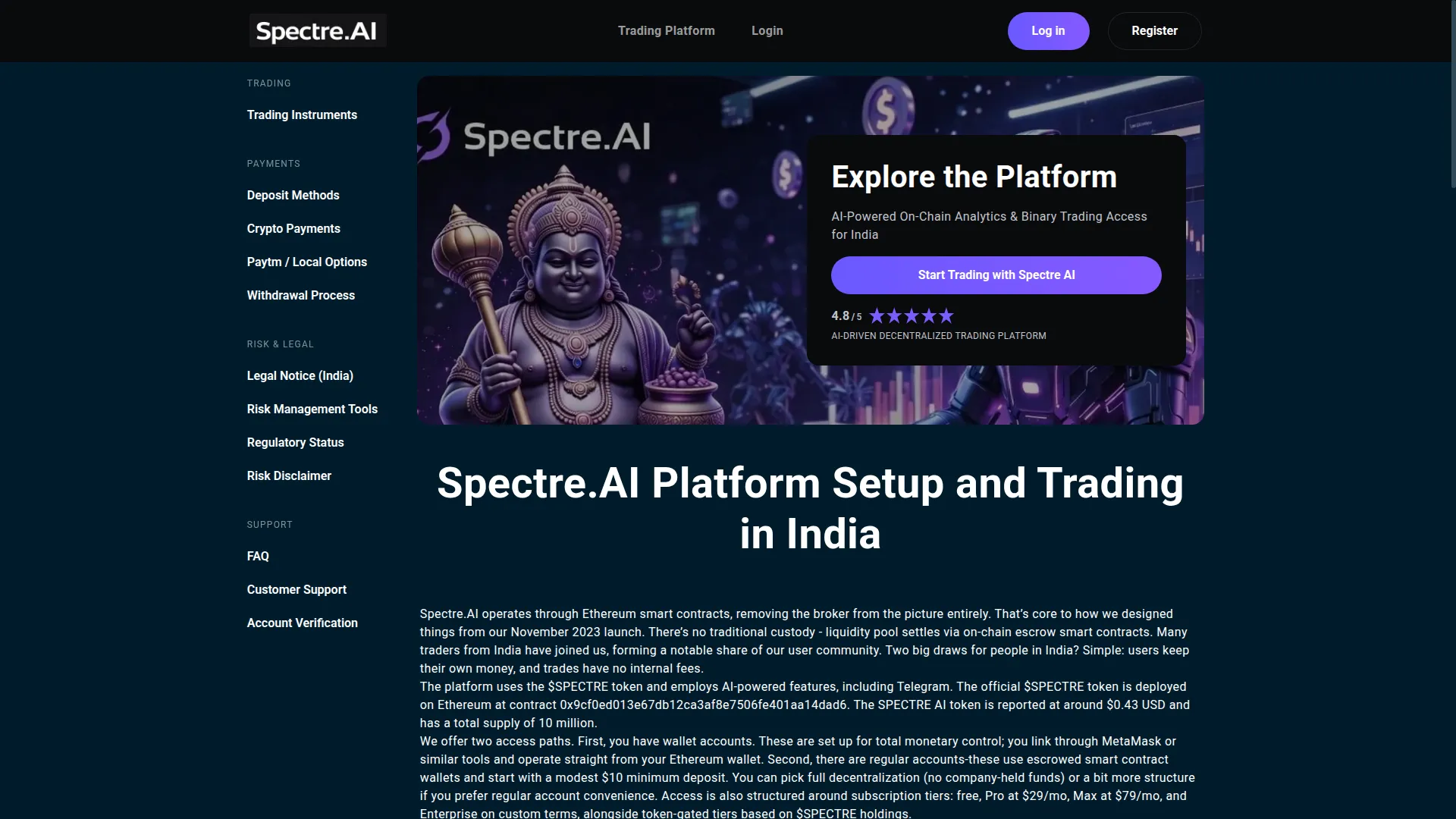 Spectreaiindia.com