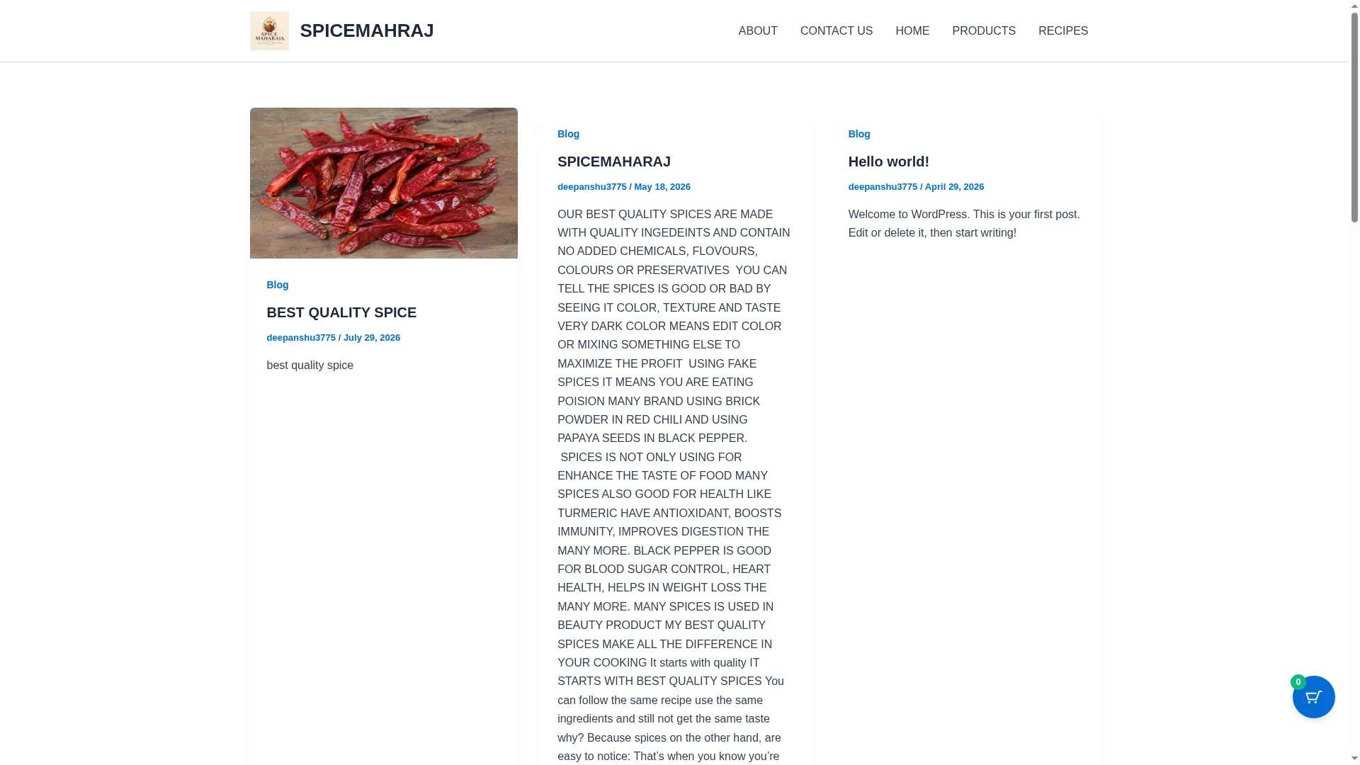 Spicemaharaj.com