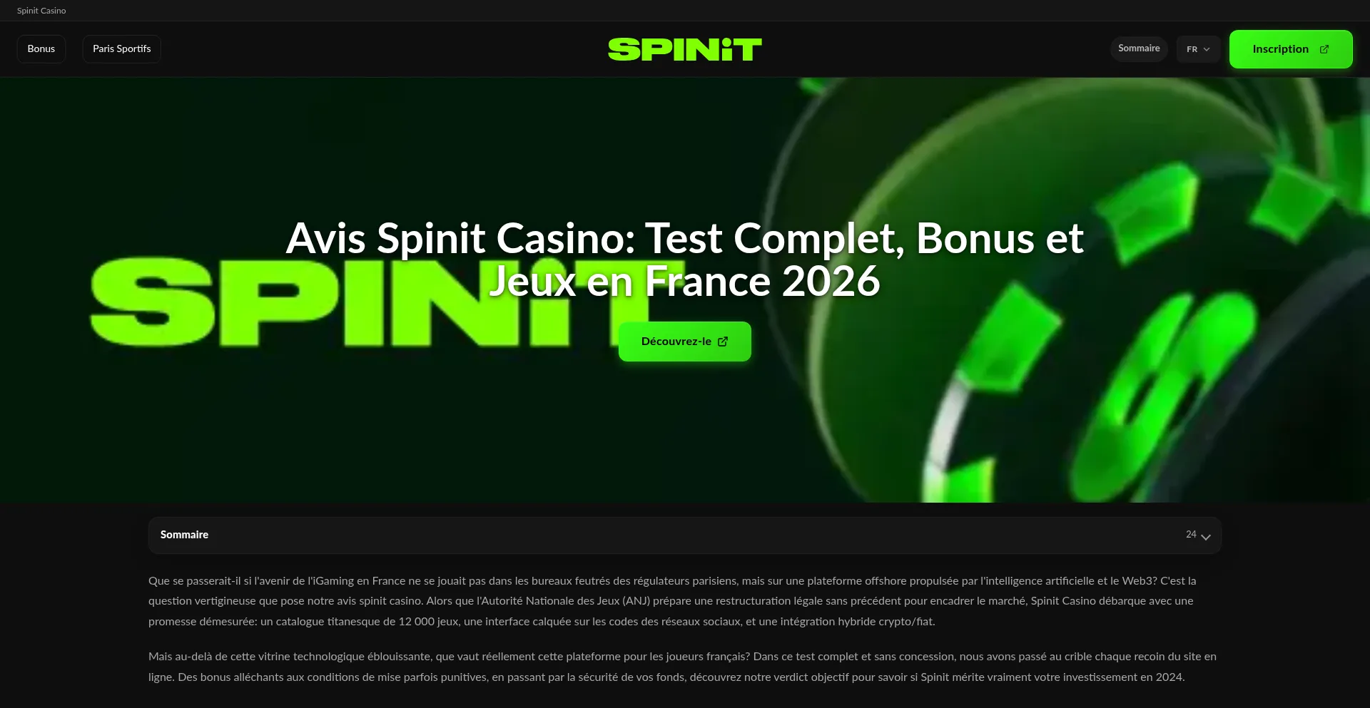 Spinitcasinobonusfr.com