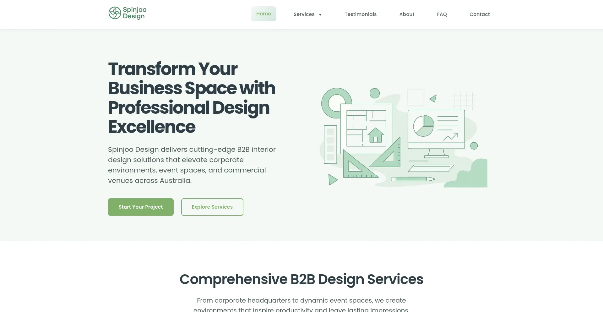Website screenshot of Spinjoo.com