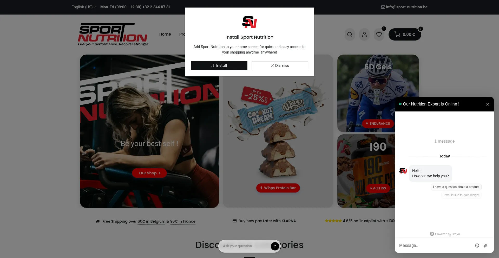 Sport-nutrition.be