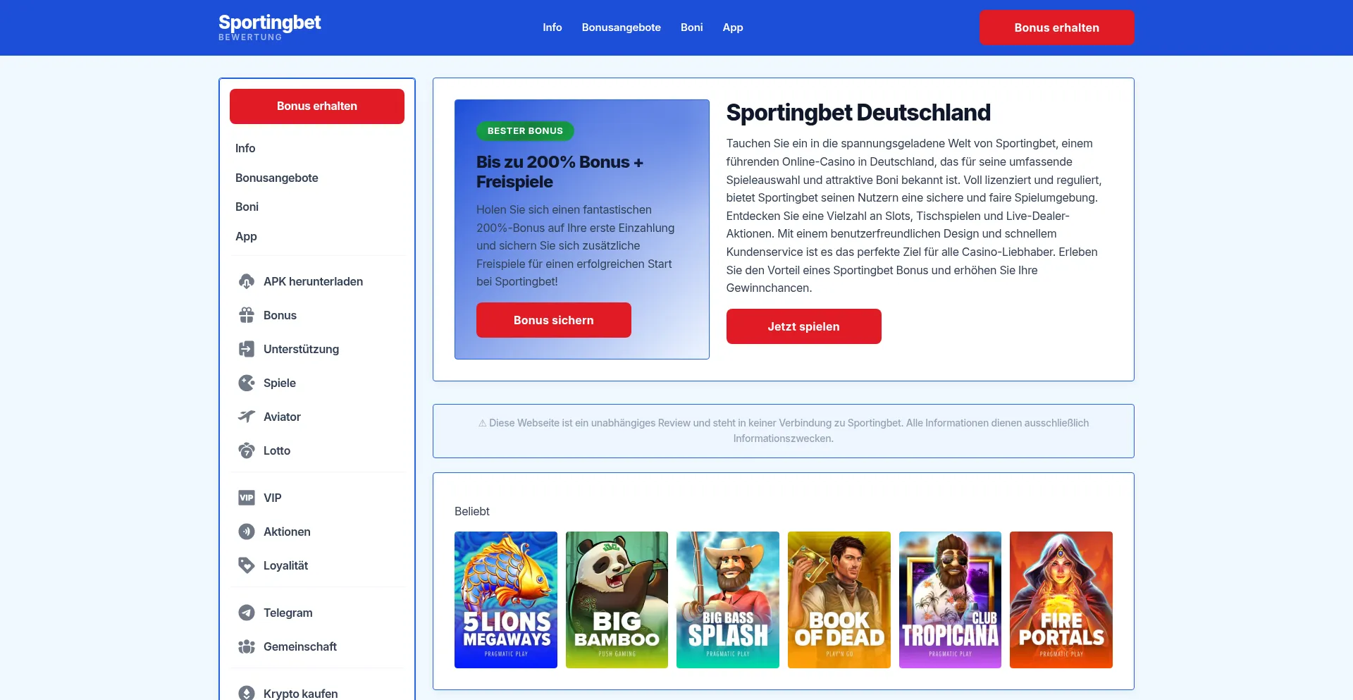 Sportingbetdeutschland.com