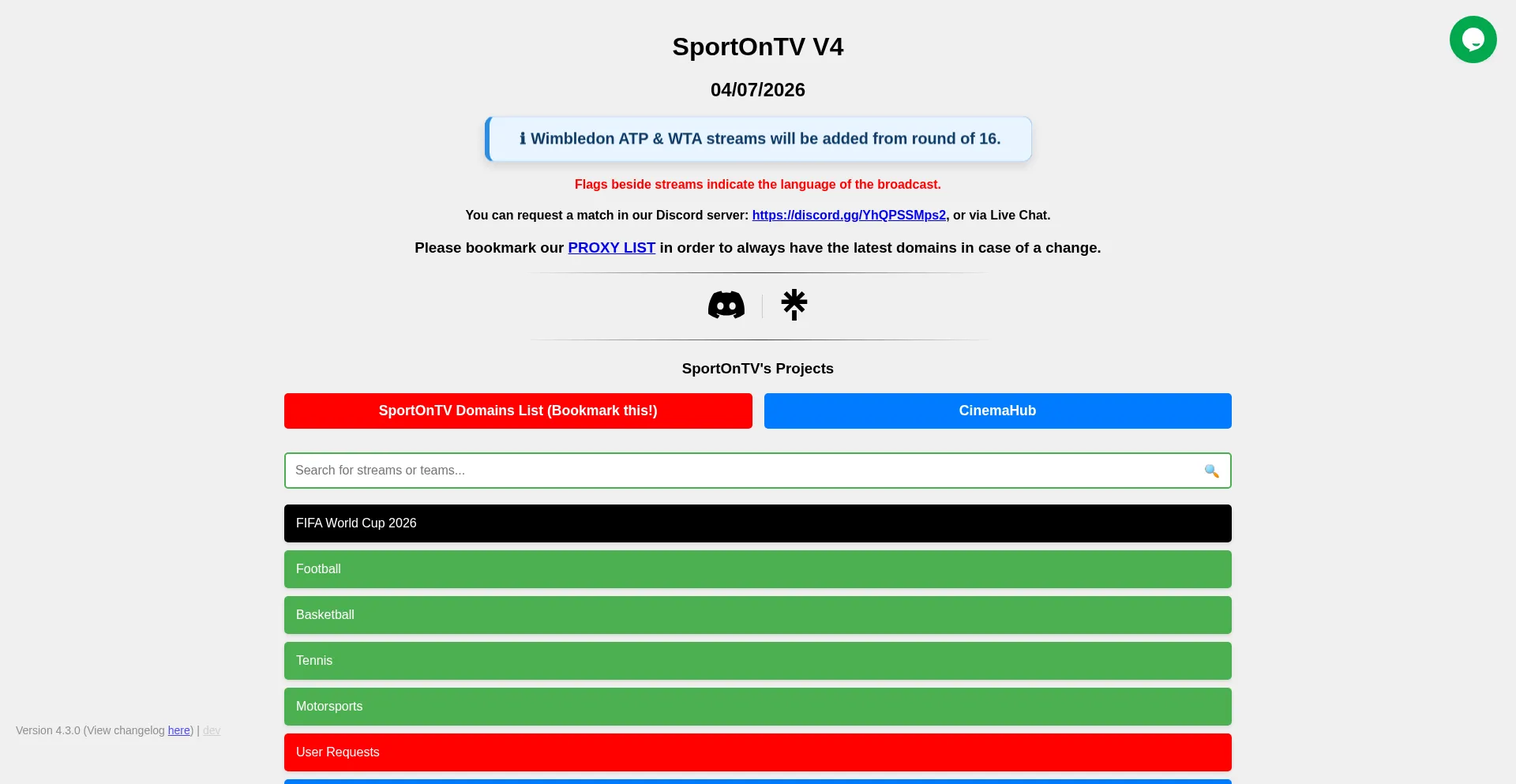 Sportontv.space