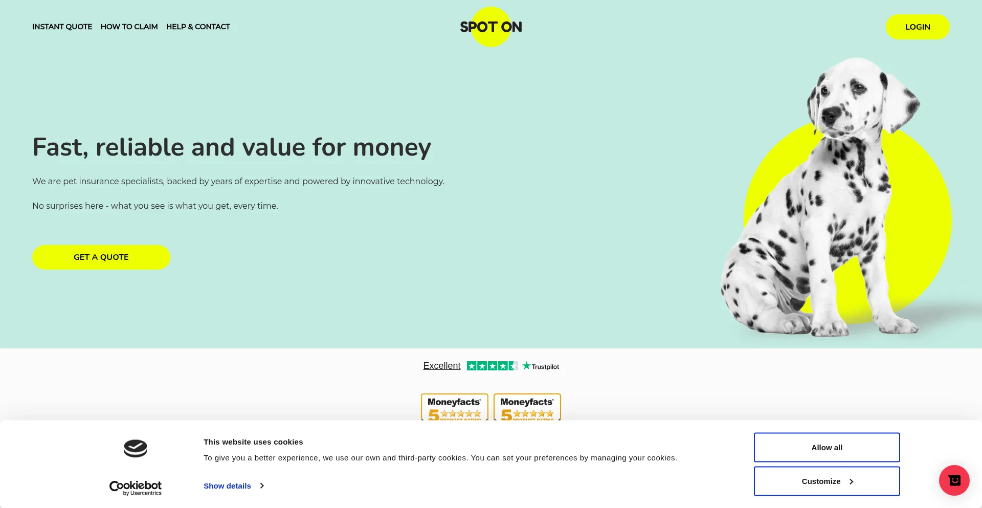 Spotonpetinsurance.co.uk