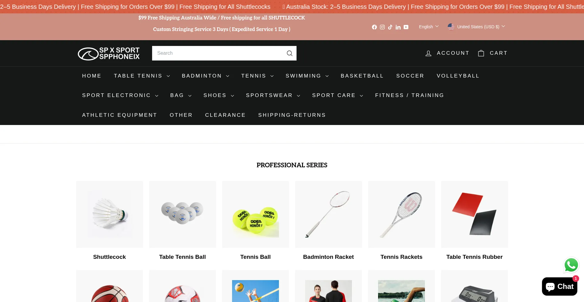 Website screenshot of Spphoneix.com