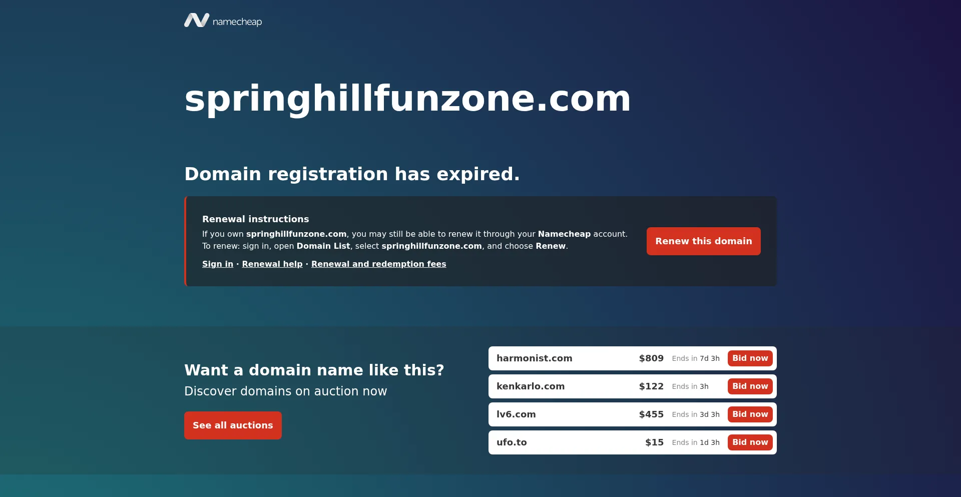 Springhillfunzone.com
