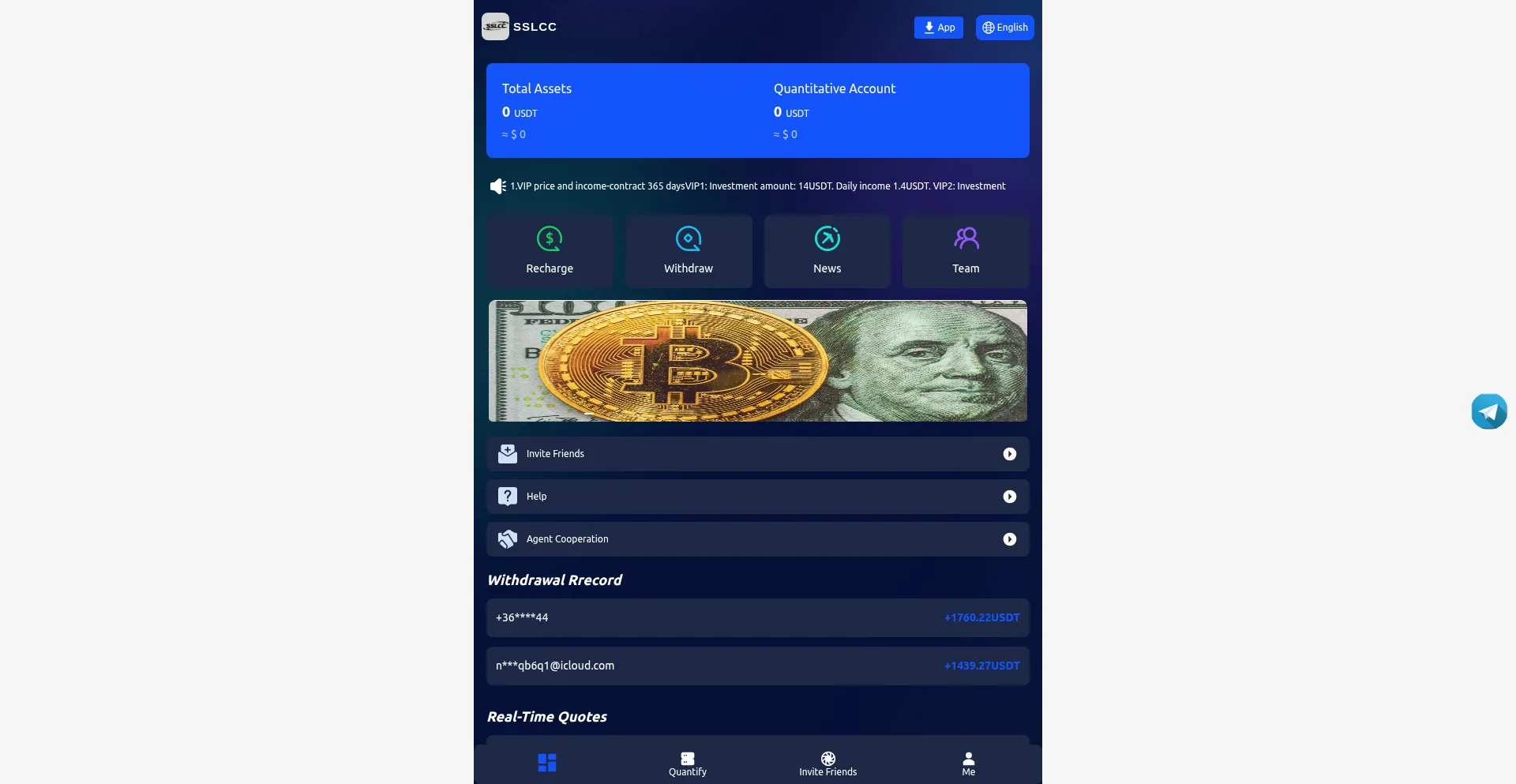 Website screenshot of Sslcc.cc