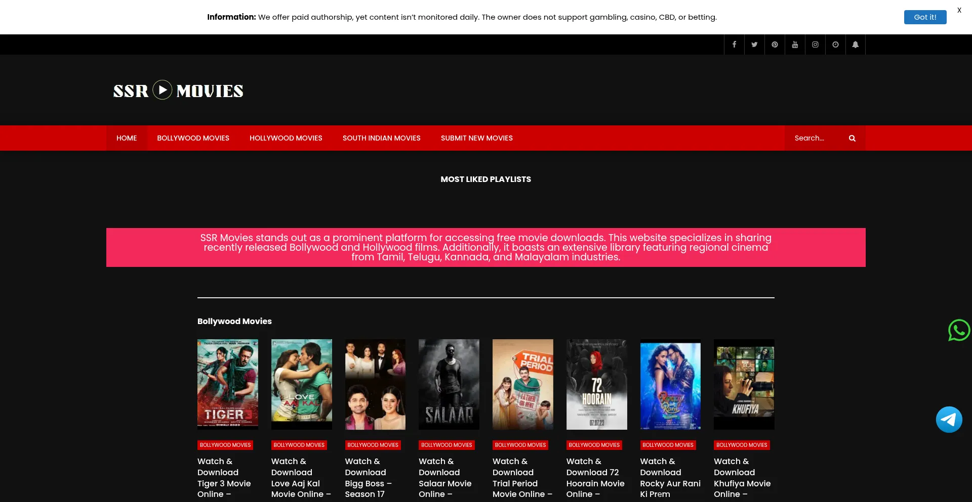 Ssrmovies.com.in