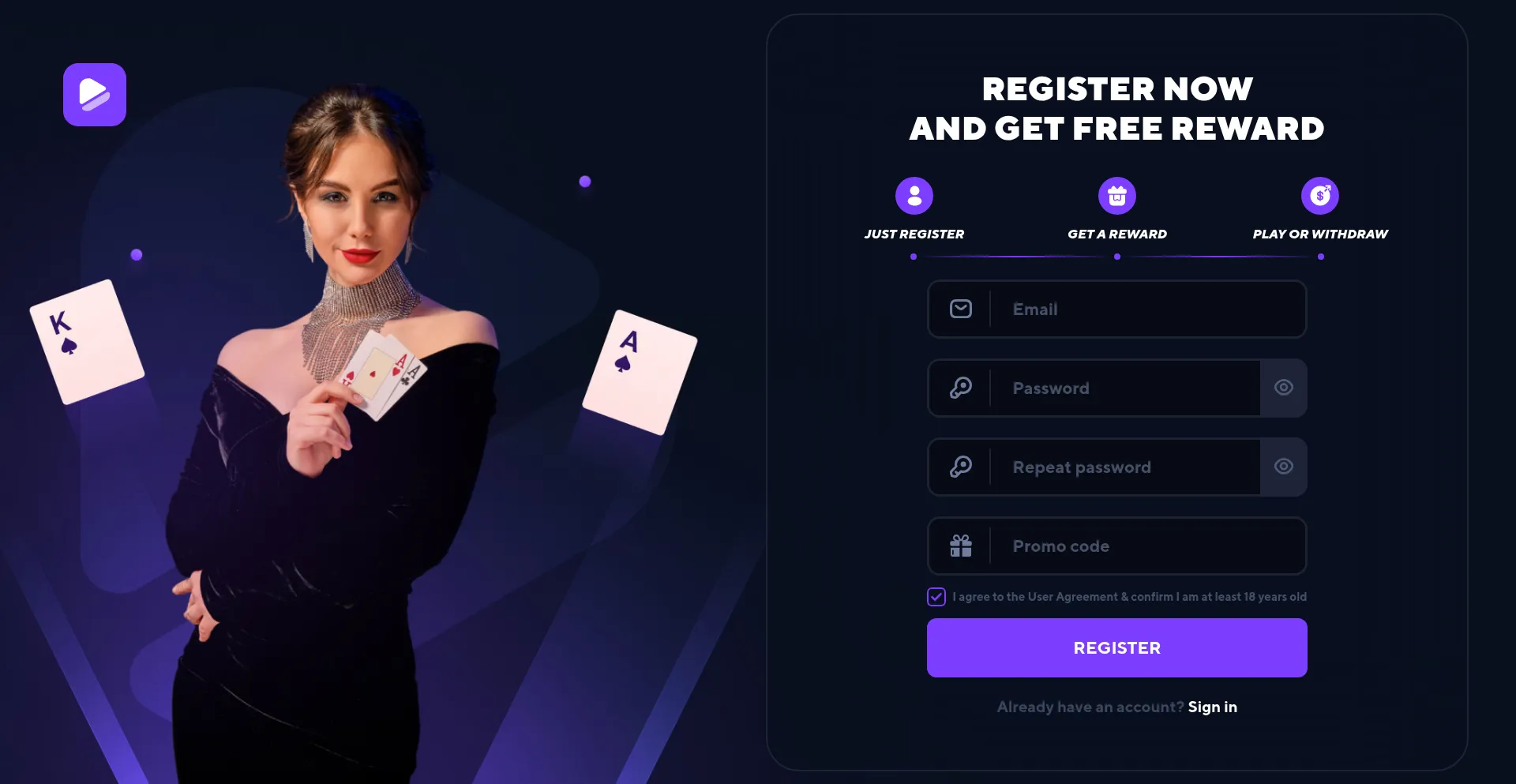 Website screenshot of Stakrox.com