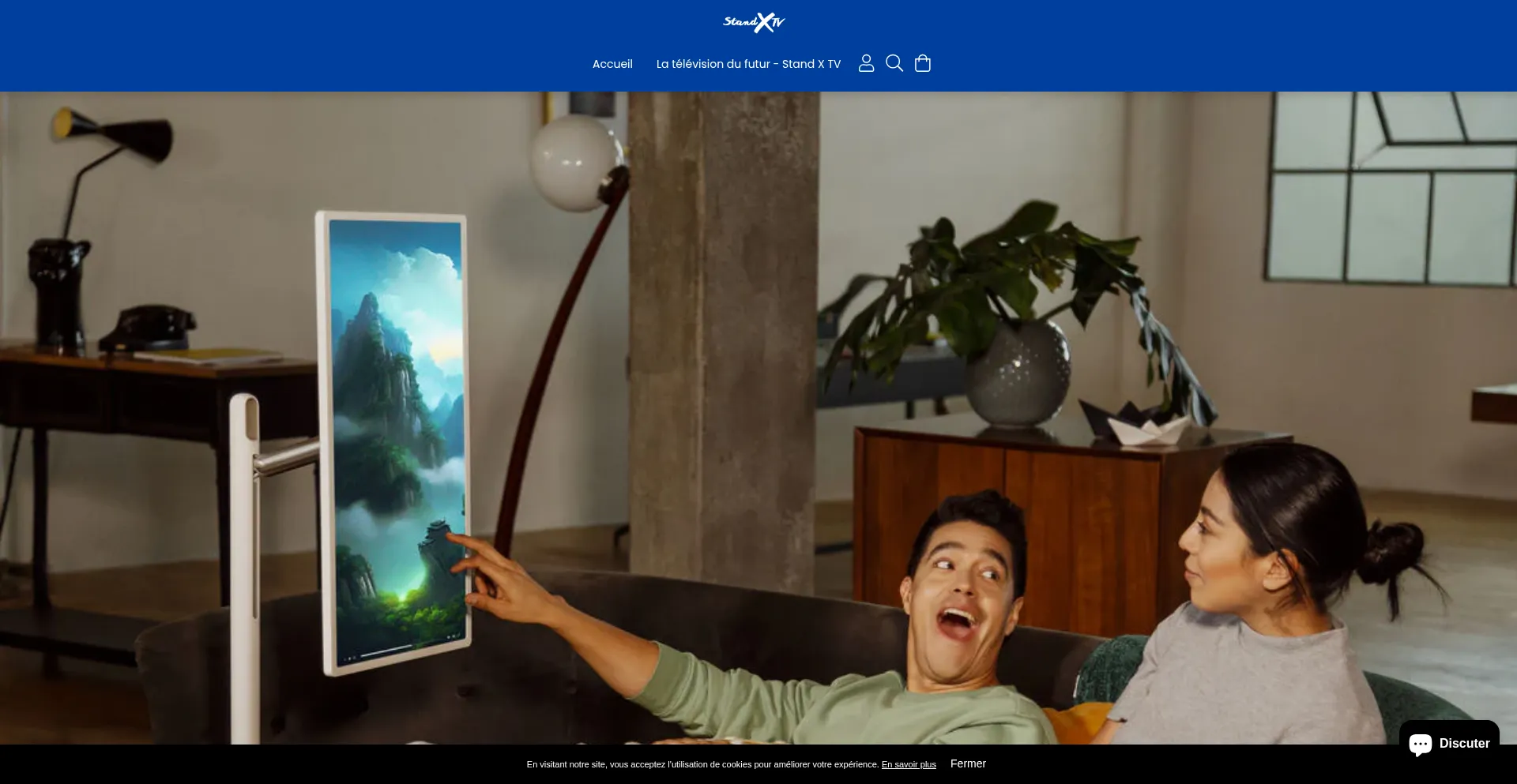 Website screenshot of Standxtv.com