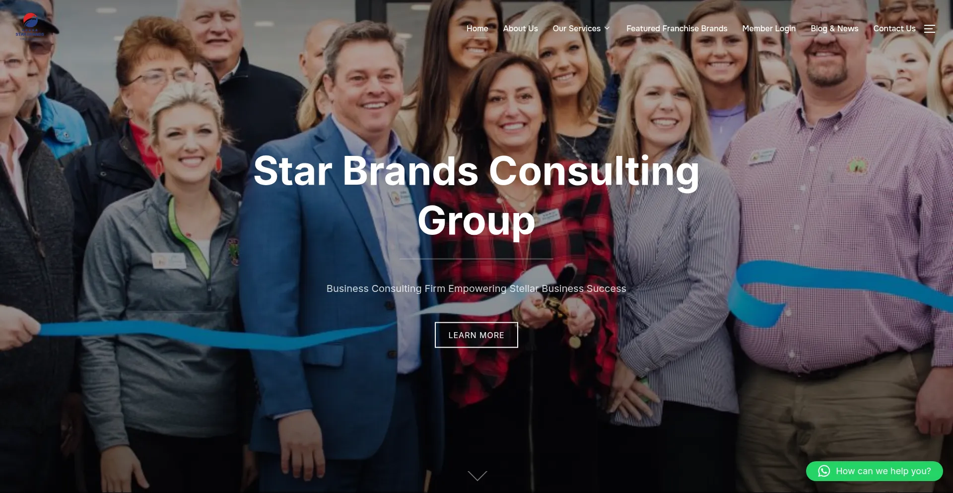Website screenshot of Starbrandsconsulting.com