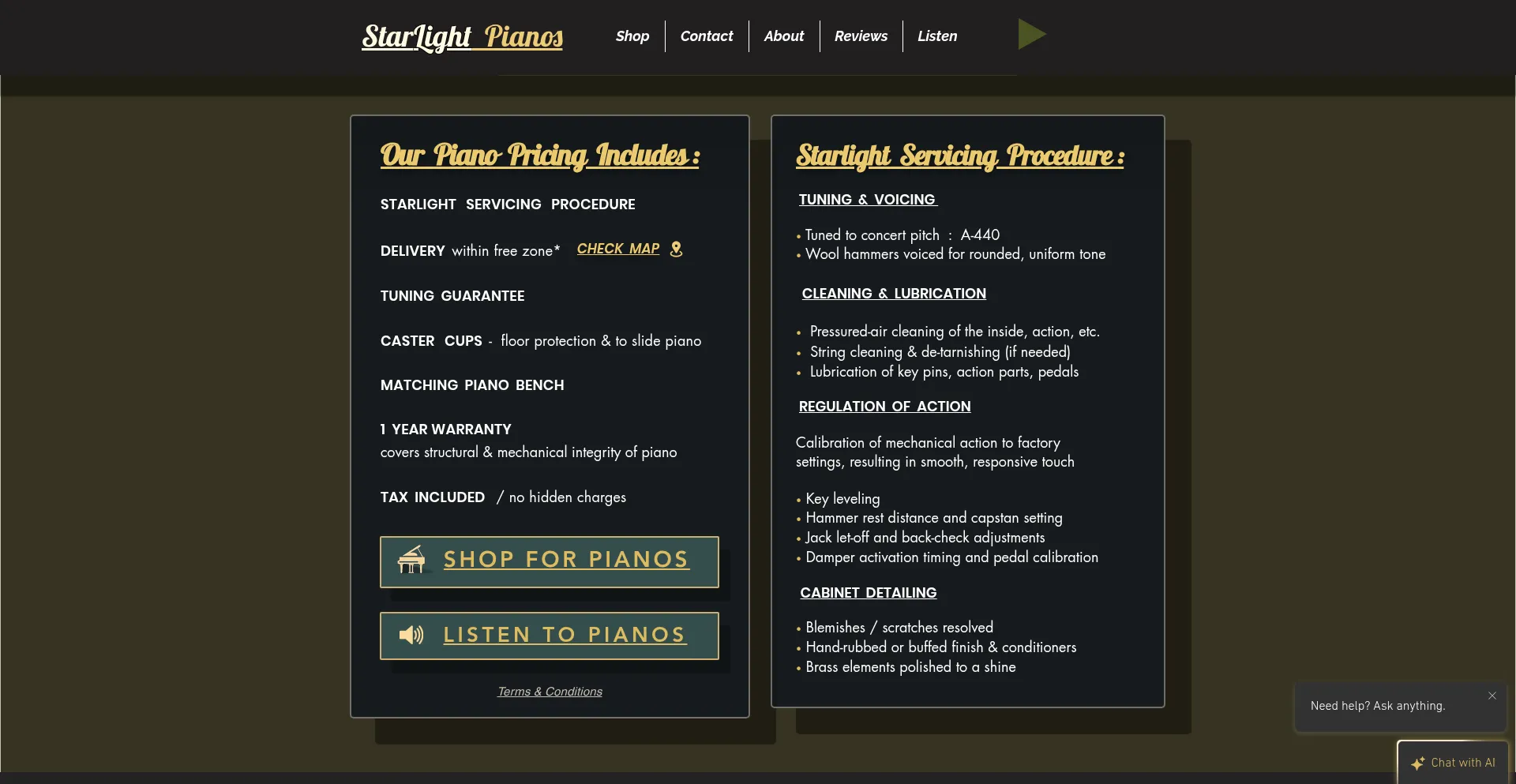 Starlightpianos.com