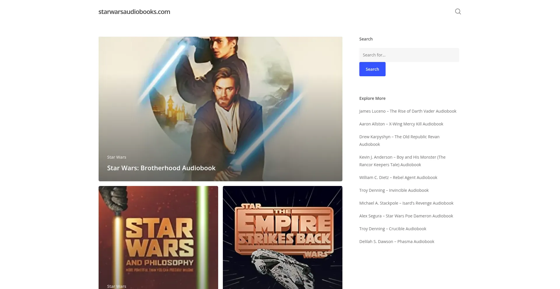 Starwarsaudiobooks.com