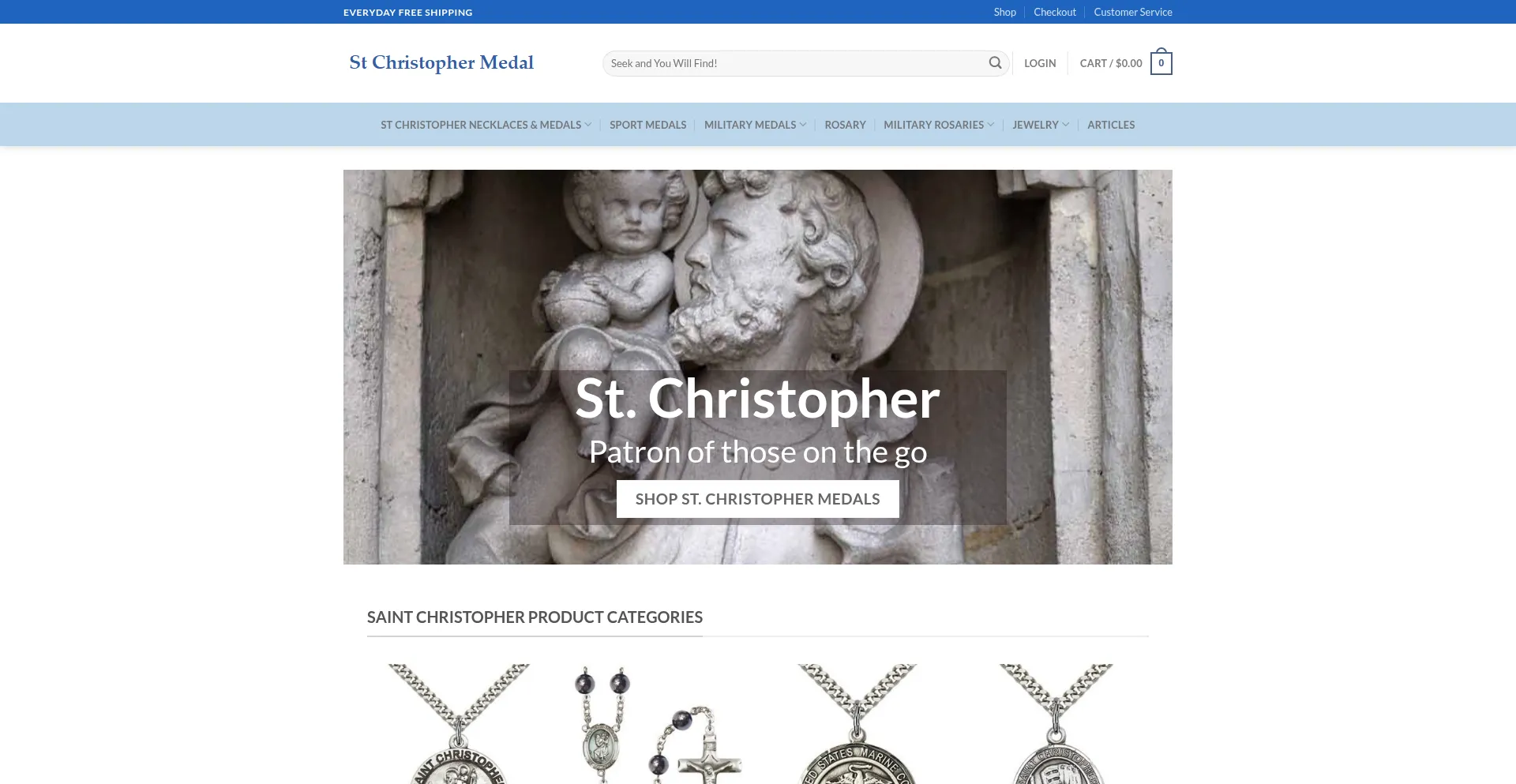 Stchristophermedal.com