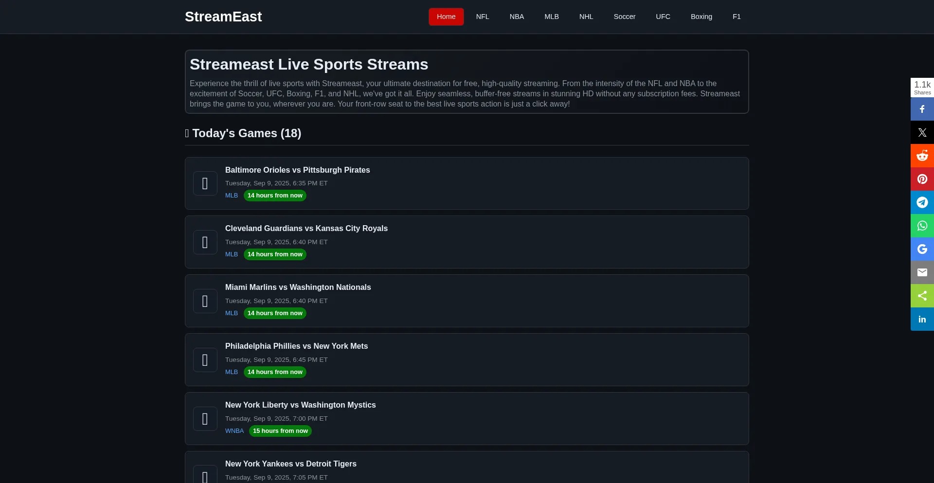 Website screenshot of Steameasti.app